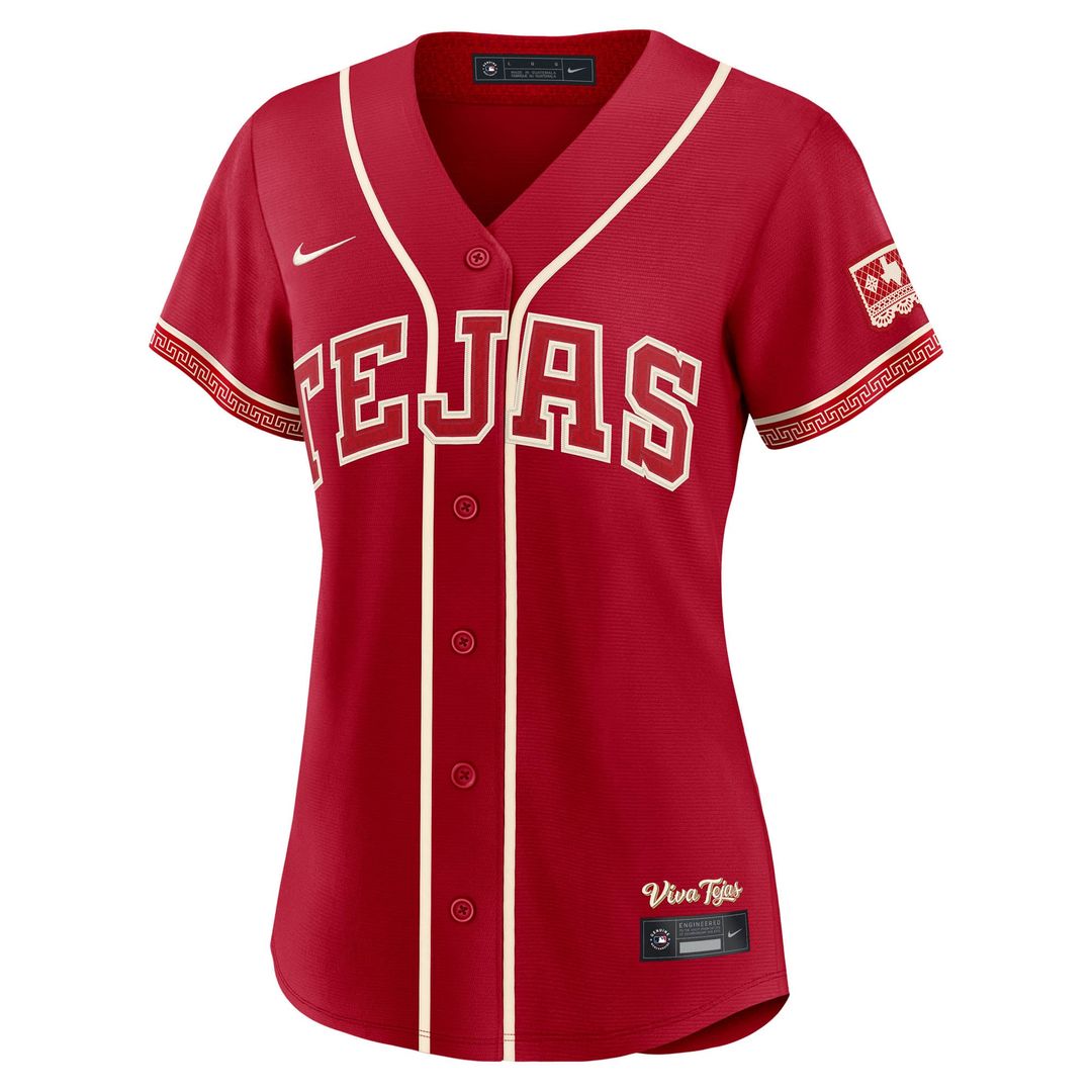 Nathan Eovaldi Texas Rangers Nike Women's 2026 City Connect Stadium Jersey - Red | MLB Fan Gear