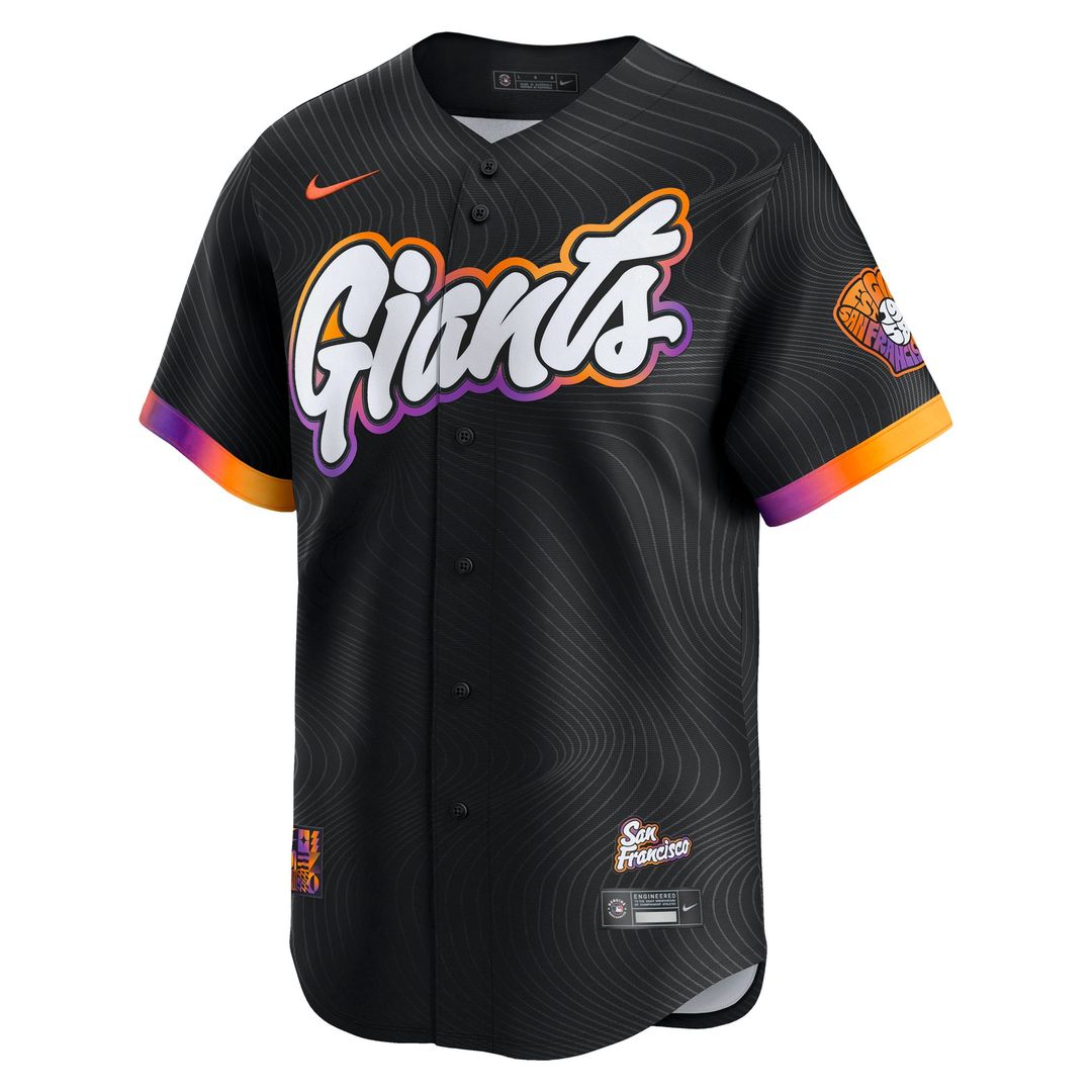 Rafael Devers San Francisco Giants Nike 2025 City Connect Limited Player Jersey - Black | MLB Fan Gear