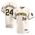 William Contreras Milwaukee Brewers Nike Home Limited Player Jersey - Cream | MLB Fan Gear