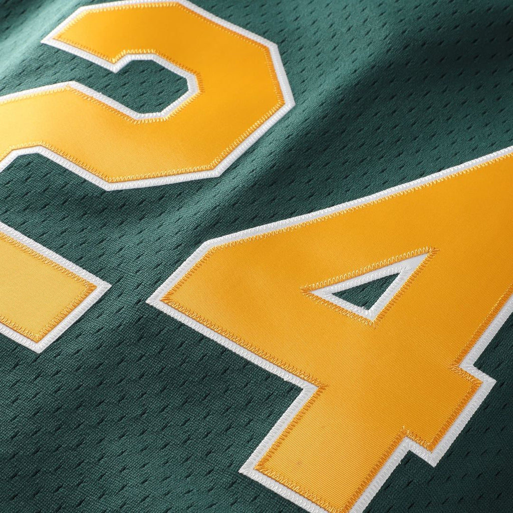 Rickey Henderson Athletics Mitchell & Ness Authentic Batting Practice Jersey - Green | MLB Fan Gear