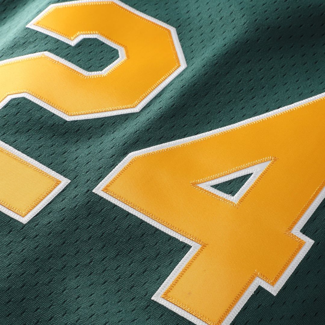 Rickey Henderson Athletics Mitchell & Ness Authentic Batting Practice Jersey - Green | MLB Fan Gear