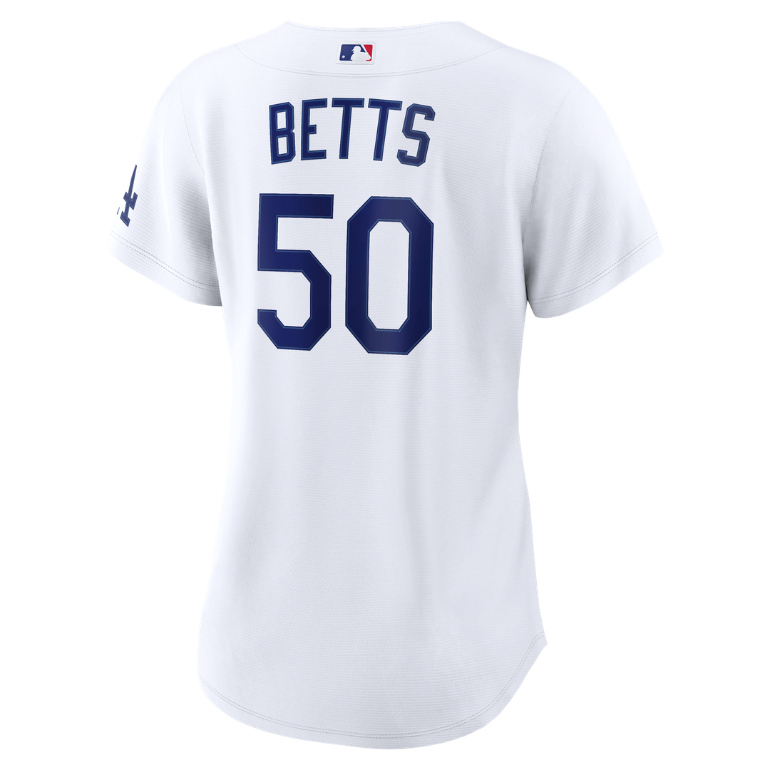 Mookie Betts Los Angeles Dodgers Nike Women's Home Stadium Jersey - White | MLB Fan Gear