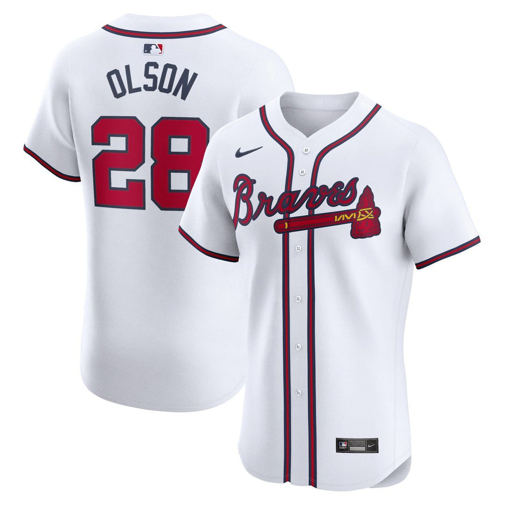 Matt Olson Atlanta Braves Nike Home Elite Player Jersey - White | MLB Fan Gear