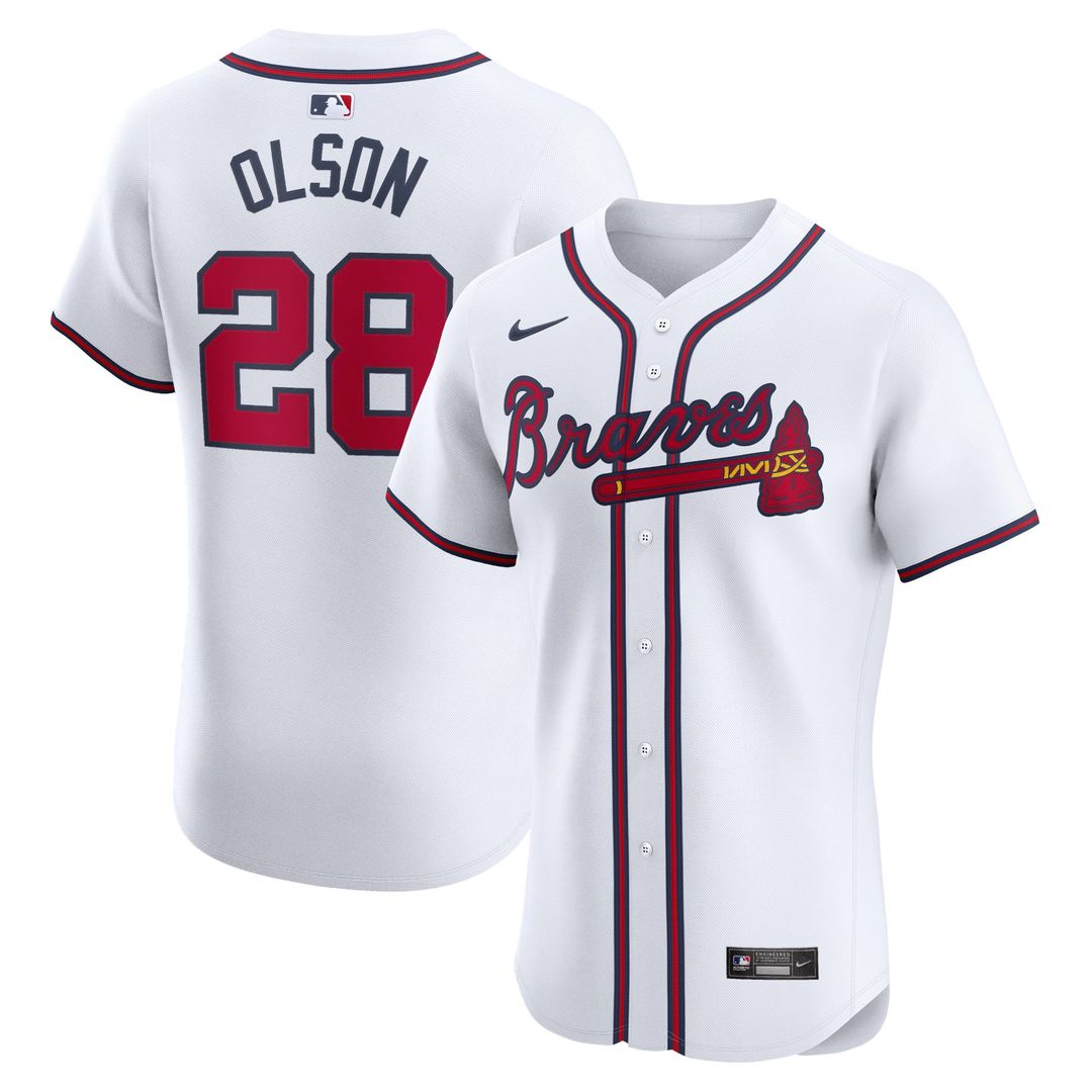 Matt Olson Atlanta Braves Nike Home Elite Player Jersey - White | MLB Fan Gear