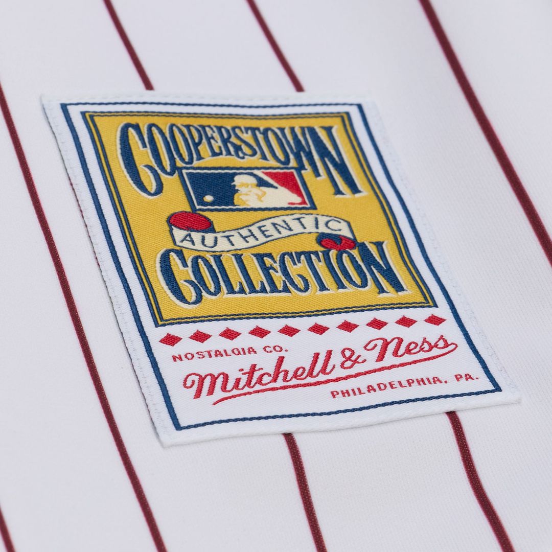 Chase Utley Philadelphia Phillies Mitchell & Ness 2003 Cooperstown Collection Authentic Jersey - White | MLB Fan Gear