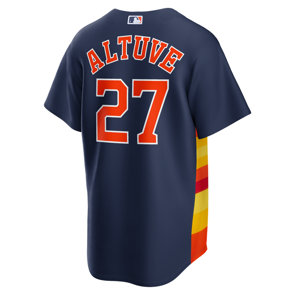 Jose Altuve Houston Astros Nike Alternate 2 Replica Jersey - Navy | MLB Fan Gear