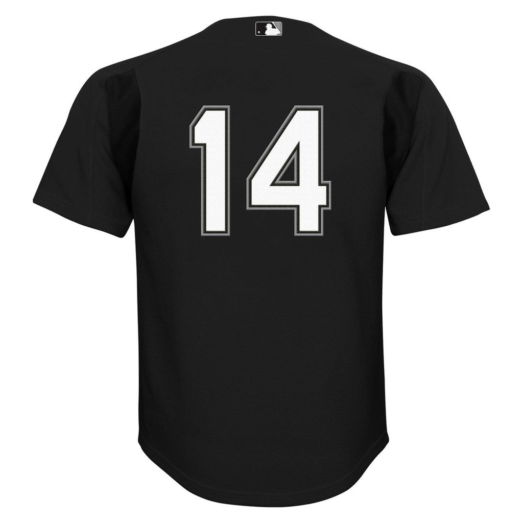 Paul Konerko Chicago White Sox Mitchell & Ness Youth Mesh Batting Practice Jersey - Black | MLB Fan Gear