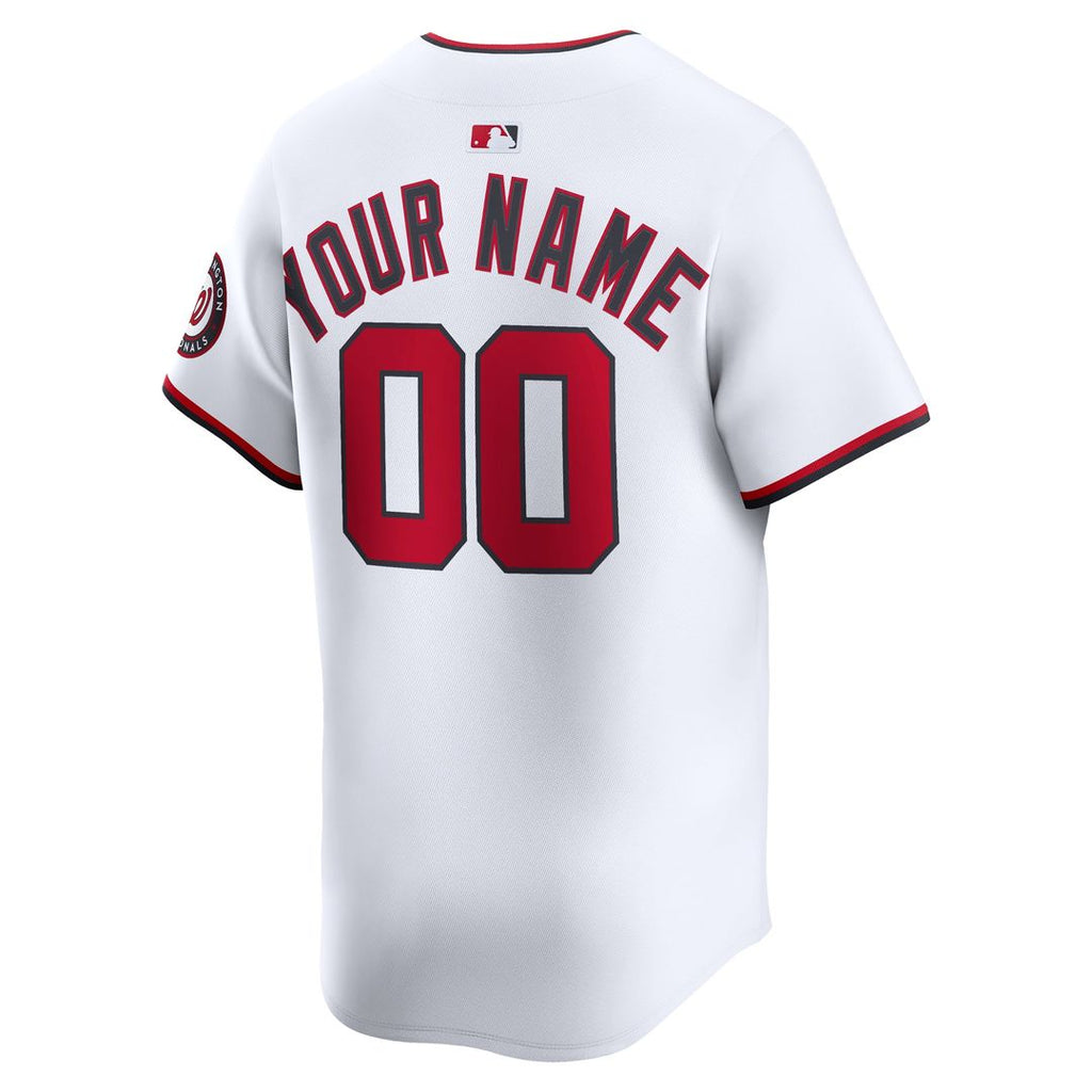 Washington Nationals Nike Home Limited Custom Jersey - White | MLB Fan Gear