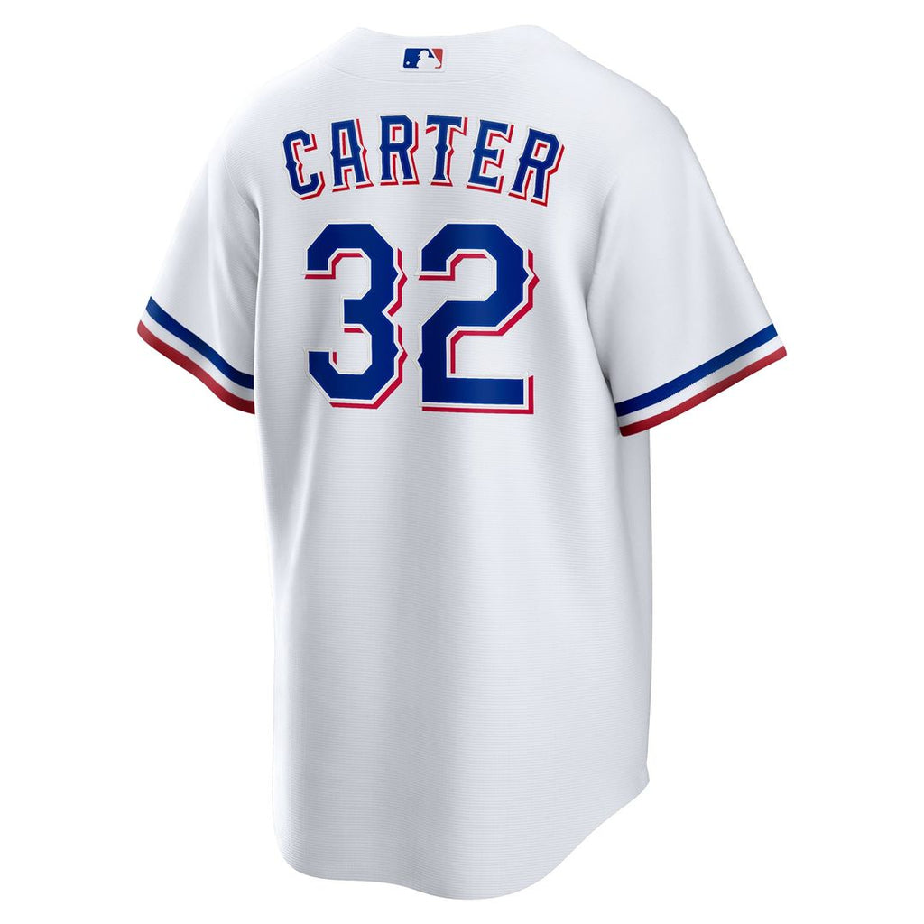 Evan Carter Texas Rangers Nike Home Replica Jersey - White | MLB Fan Gear