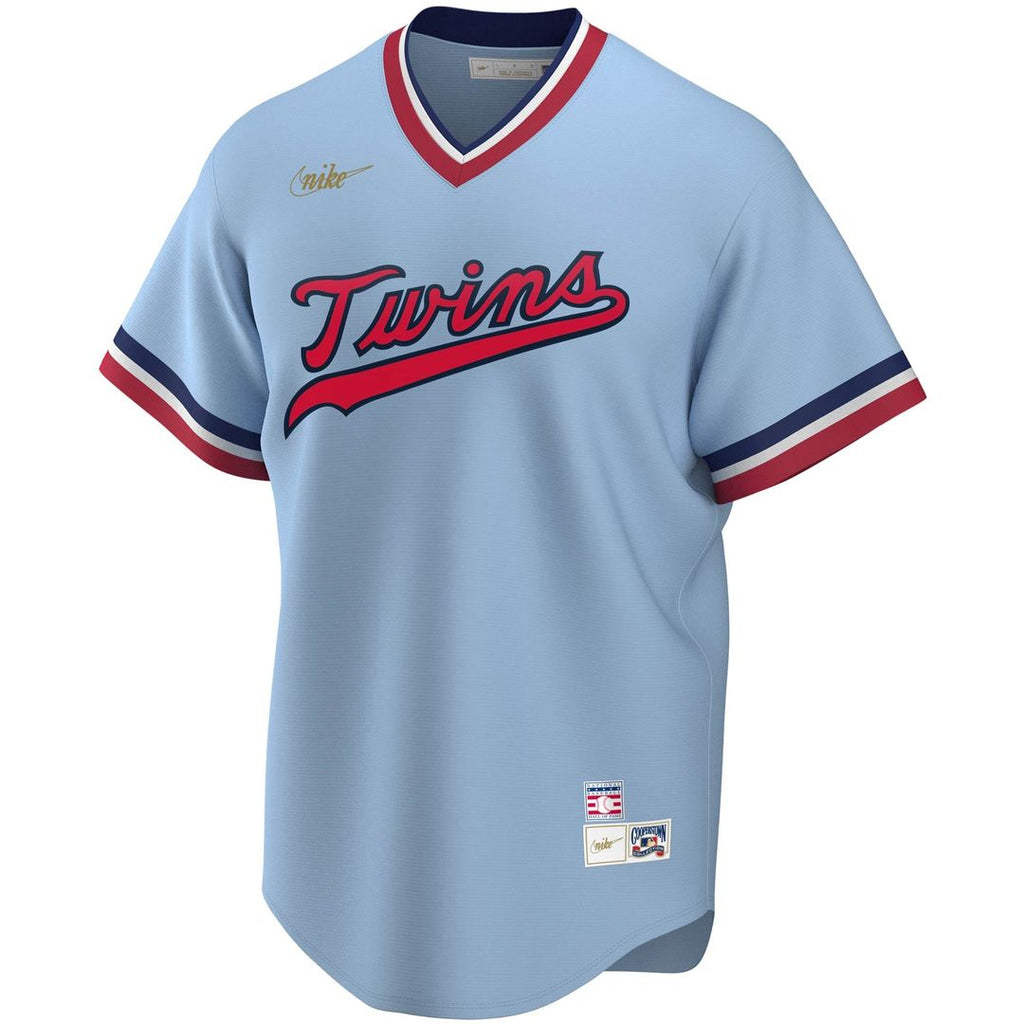 Rod Carew Minnesota Twins Nike Road Cooperstown Collection Player Jersey - Light Blue | MLB Fan Gear