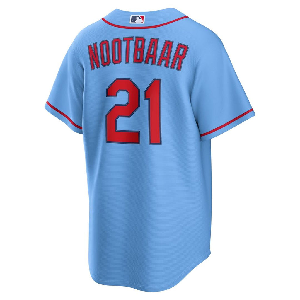 Lars Nootbaar St. Louis Cardinals Nike Alternate Replica Jersey - Light Blue | MLB Fan Gear