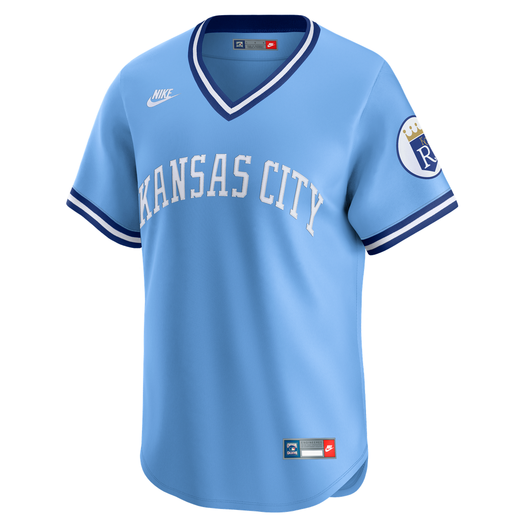 Bo Jackson Kansas City Royals Nike Throwback Cooperstown Collection Limited Jersey - Light Blue | MLB Fan Gear