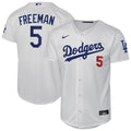 Freddie Freeman Los Angeles Dodgers Nike Youth Home Stadium Jersey - White | MLB Fan Gear