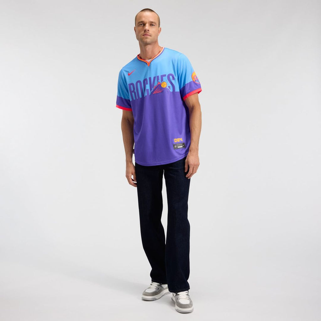 Colorado Rockies Nike 2025 City Connect Limited Jersey - Purple/ Light Blue | MLB Fan Gear