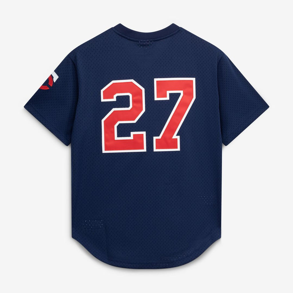 David Ortiz Minnesota Twins Mitchell & Ness 2002 Cooperstown Collection Mesh Batting Practice Jersey - Navy | MLB Fan Gear
