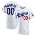 Los Angeles Dodgers Nike Home Authentic Custom Jersey - White | MLB Fan Gear