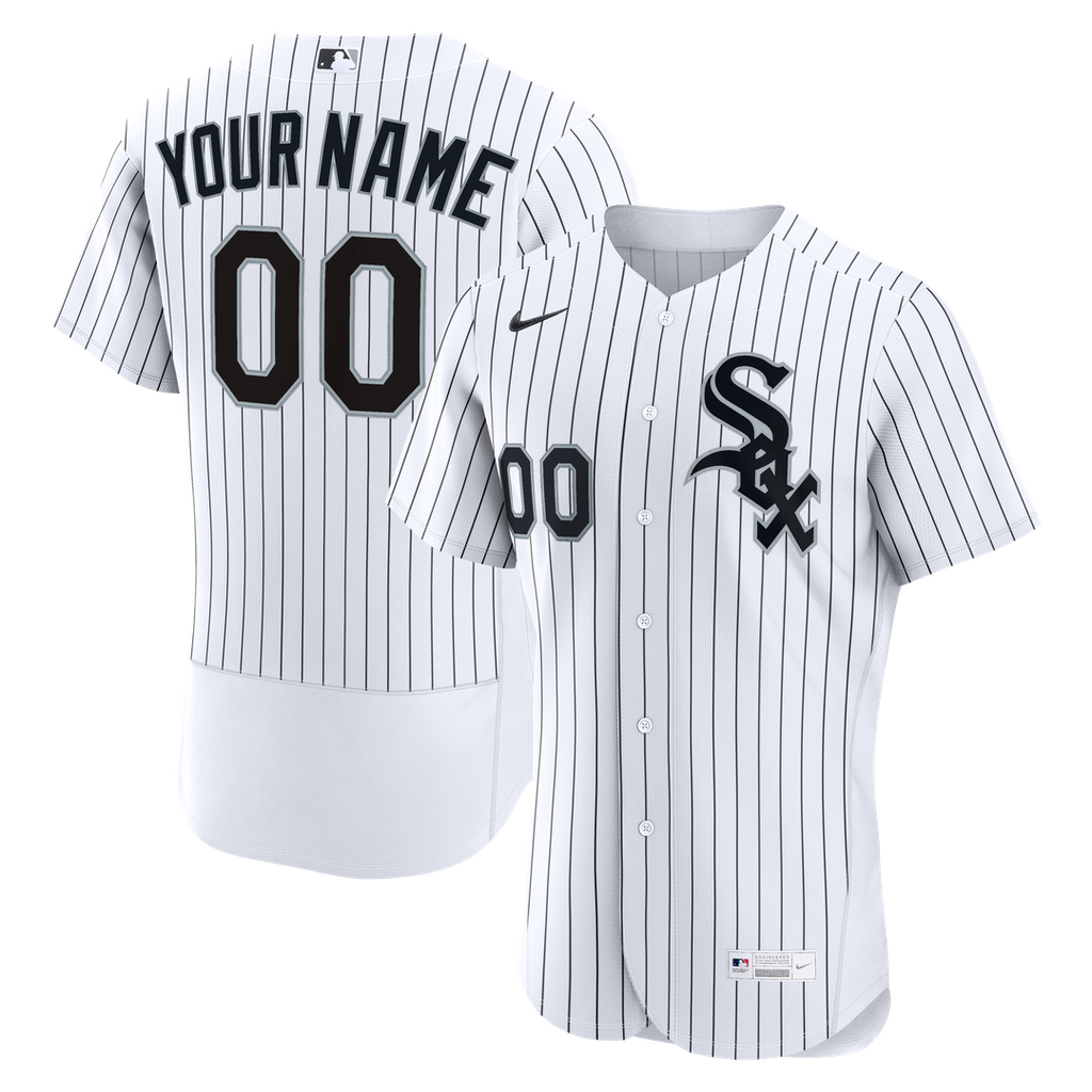 Chicago White Sox Nike Home Authentic Custom Jersey - White | MLB Fan Gear