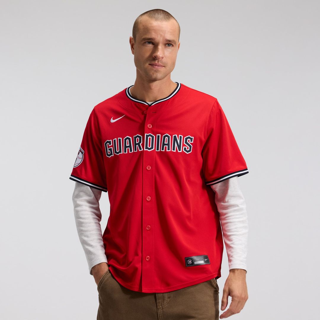 Cleveland Guardians Nike Alternate Limited Jersey - Red | MLB Fan Gear