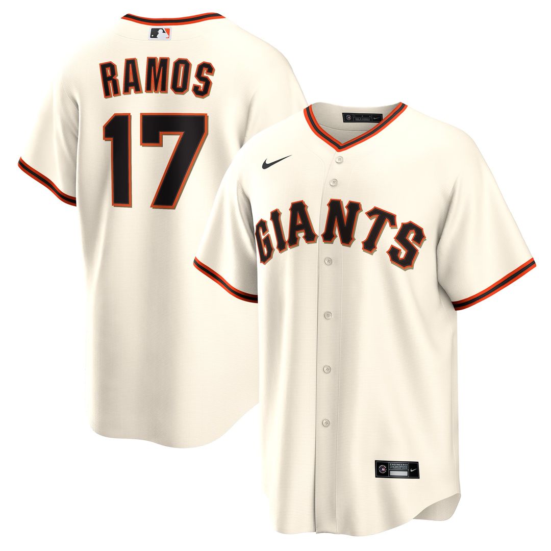 Heliot Ramos San Francisco Giants Nike Home Replica Jersey - Cream | MLB Fan Gear