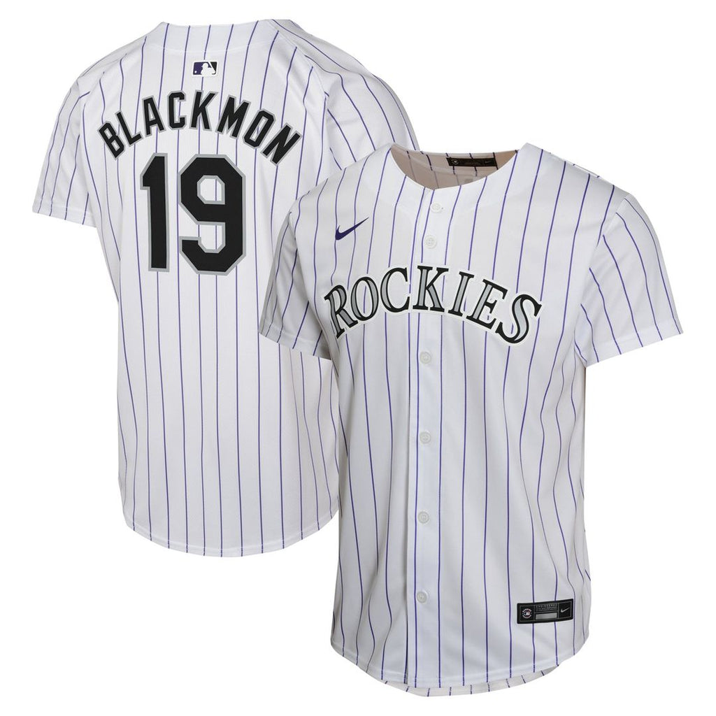 Charlie Blackmon Colorado Rockies Nike Youth Home Game Player Jersey - White | MLB Fan Gear