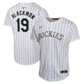 Charlie Blackmon Colorado Rockies Nike Youth Home Game Player Jersey - White | MLB Fan Gear