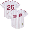 Chase Utley Philadelphia Phillies Mitchell & Ness 2003 Cooperstown Collection Authentic Jersey - White | MLB Fan Gear