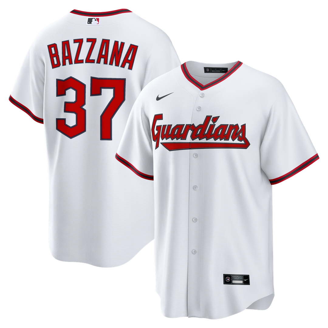 Travis Bazzana Cleveland Guardians Nike Home Replica Jersey - White | MLB Fan Gear