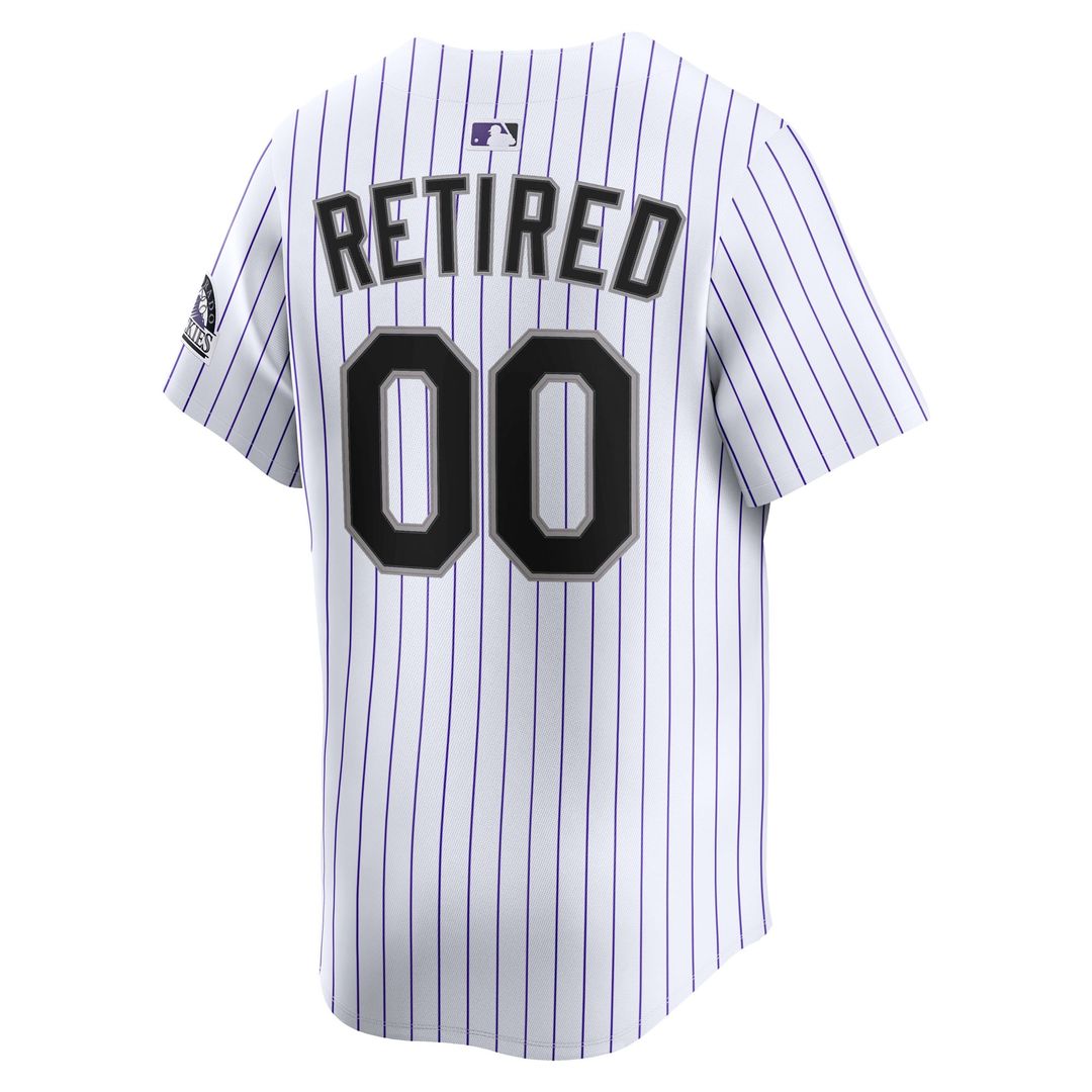 Colorado Rockies Nike Home Limited Pick-A-Player Retired Roster Jersey - White | MLB Fan Gear