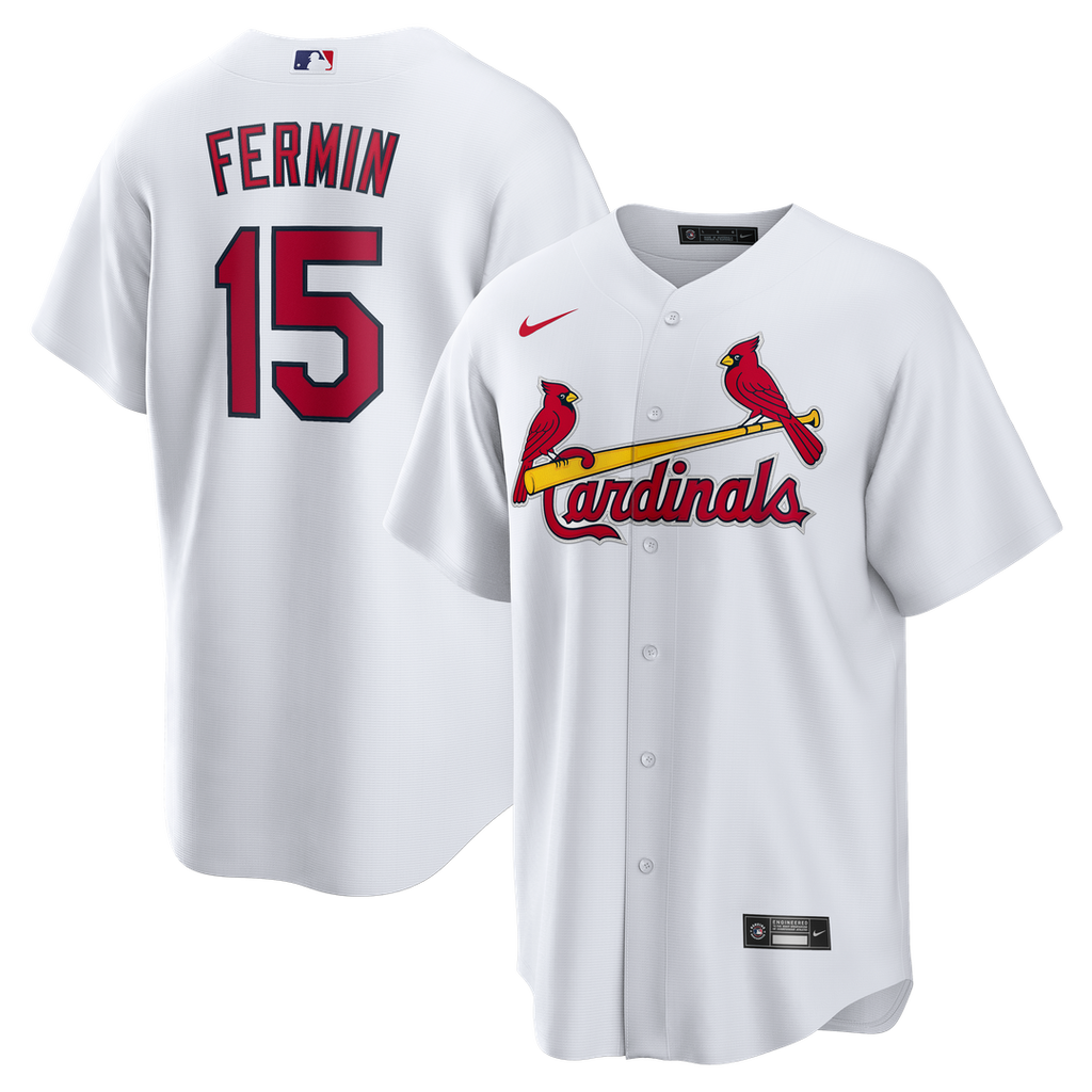 José Fermín St. Louis Cardinals Nike Home Replica Jersey - White | MLB Fan Gear