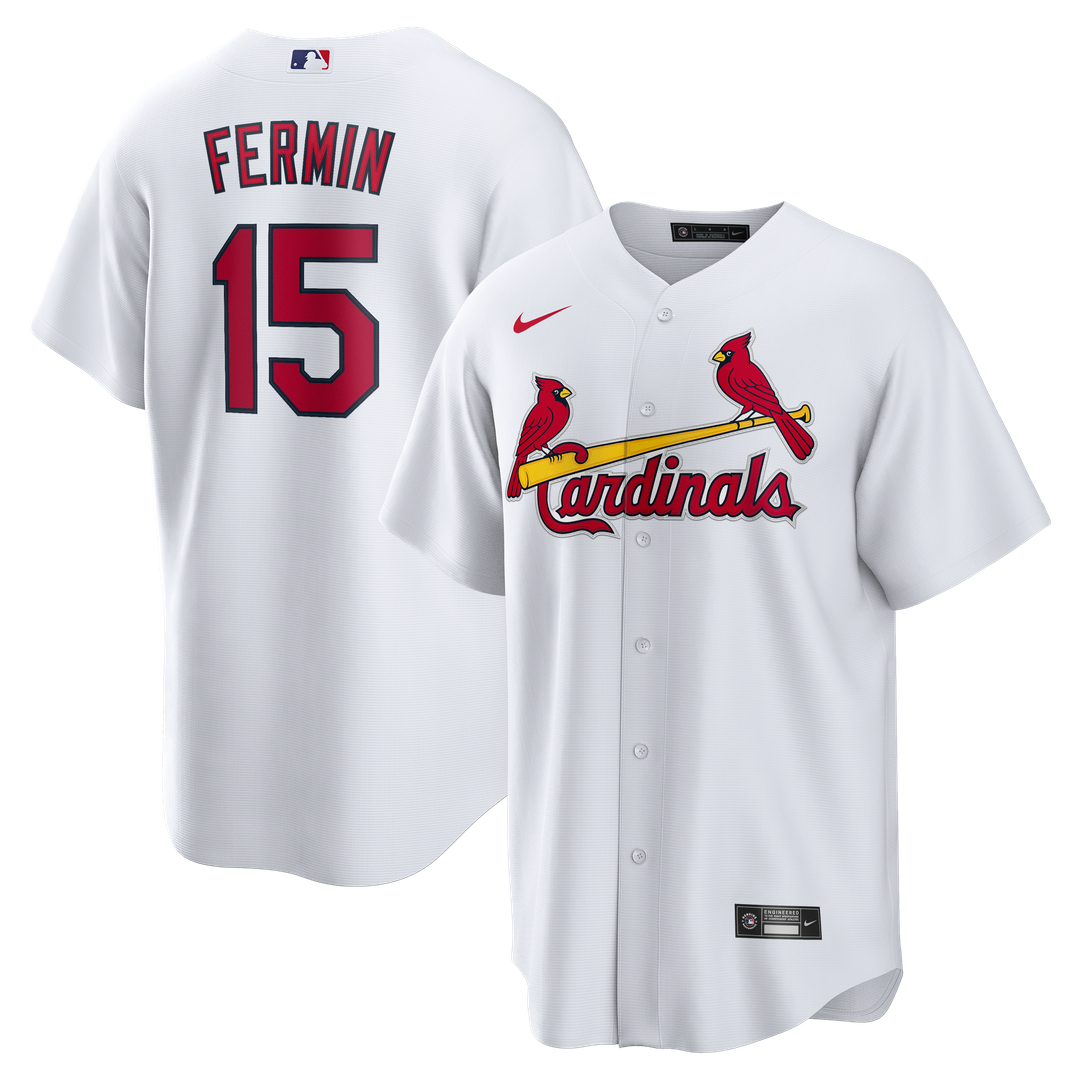 José Fermín St. Louis Cardinals Nike Home Replica Jersey - White | MLB Fan Gear