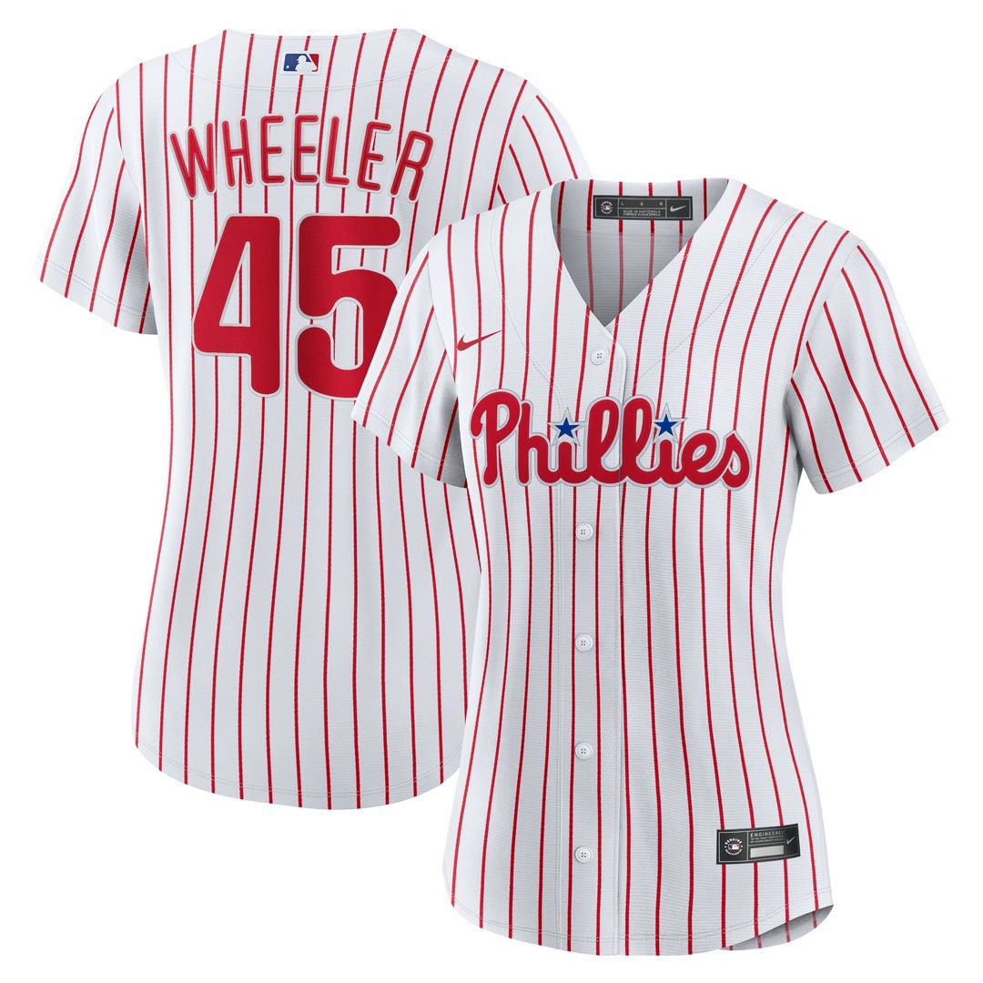 Zack Wheeler Philadelphia Phillies Nike Women's Home Replica Jersey - White | MLB Fan Gear
