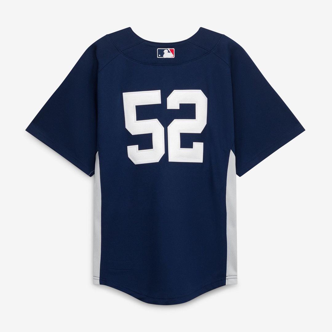 Mitchell & Ness CC Sabathia New York Yankees Youth Navy Mesh Batting Practice Jersey | MLB Fan Gear