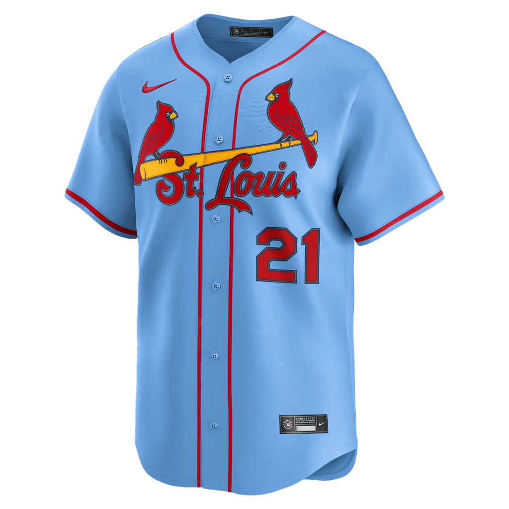 Lars Nootbaar St. Louis Cardinals Nike Alternate Limited Jersey - Light Blue | MLB Fan Gear