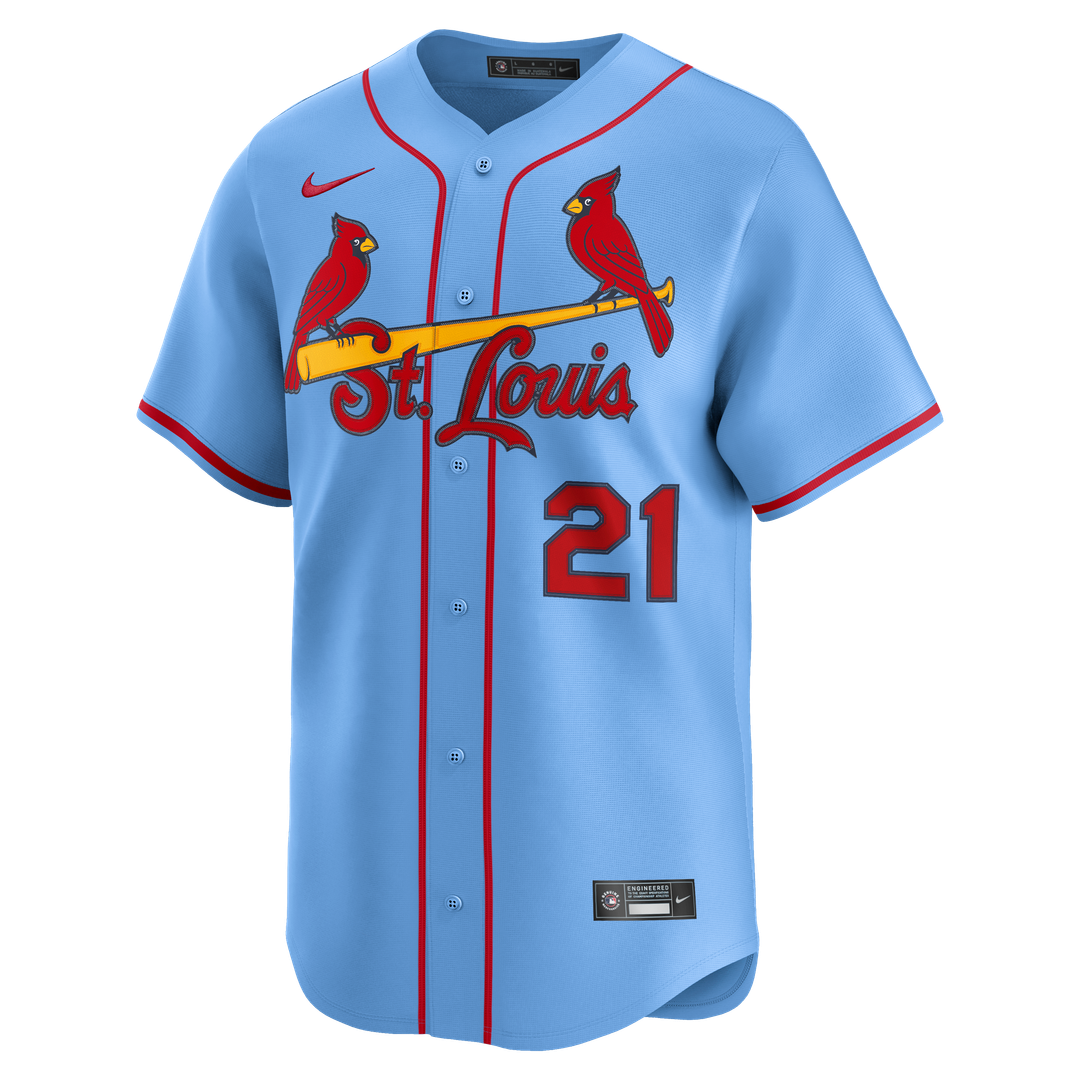 Lars Nootbaar St. Louis Cardinals Nike Alternate Limited Jersey - Light Blue | MLB Fan Gear
