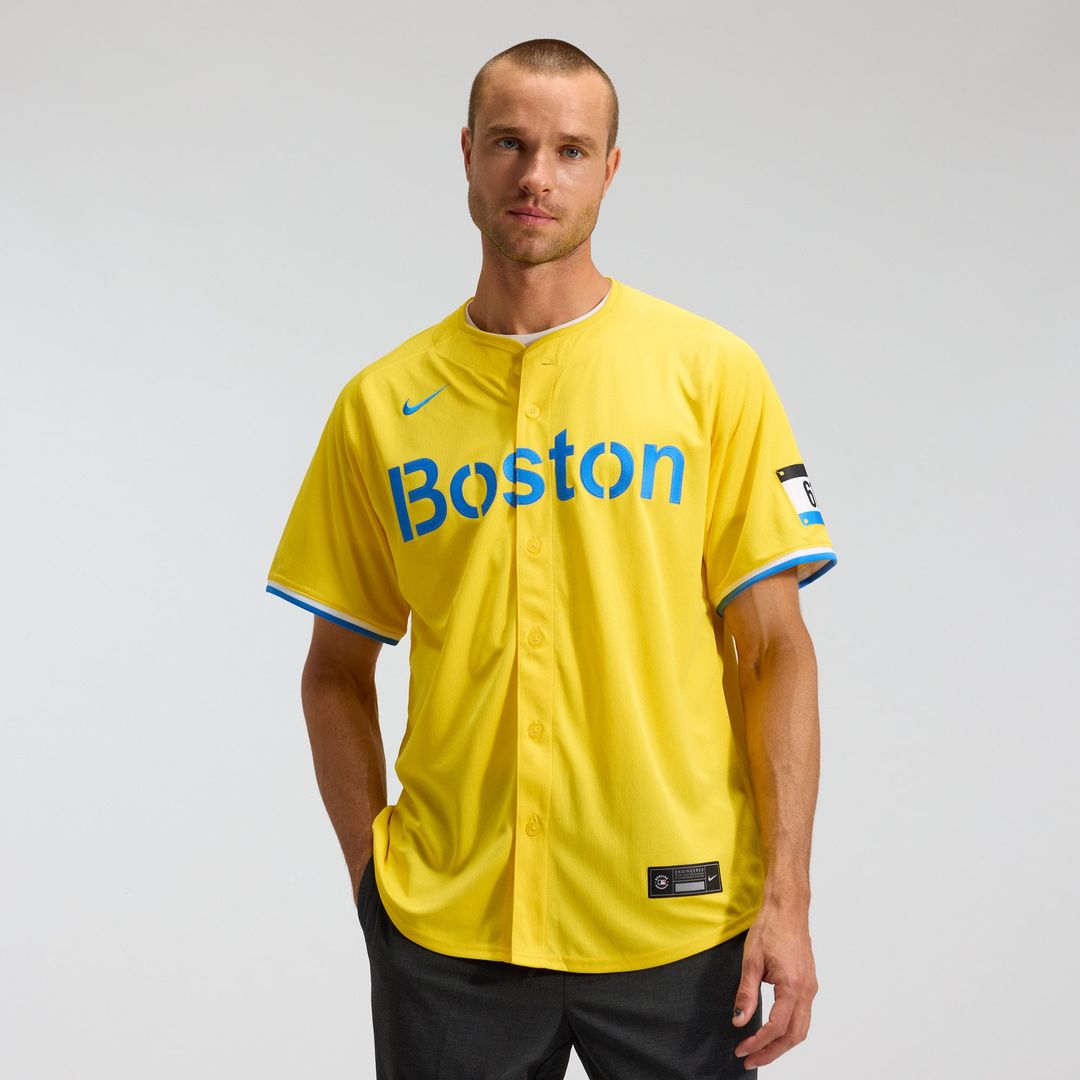 Boston Red Sox Nike City Connect Limited Jersey - Gold | MLB Fan Gear