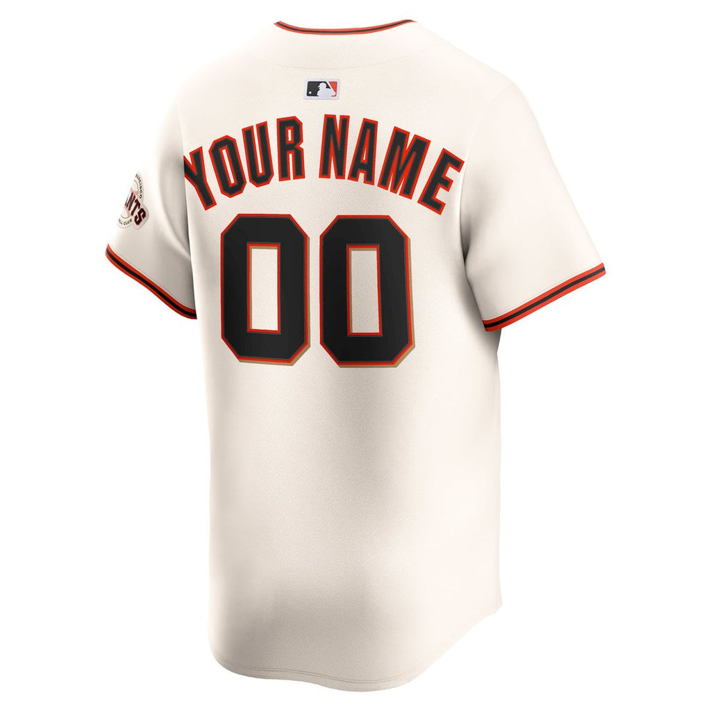 San Francisco Giants Nike Home Limited Custom Jersey - Cream | MLB Fan Gear
