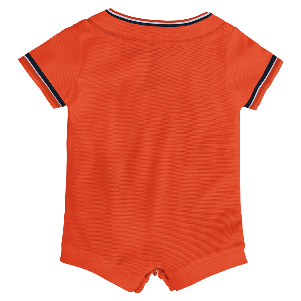 Detroit Tigers Nike Newborn Alternate Replica Romper Jersey - Orange | MLB Fan Gear