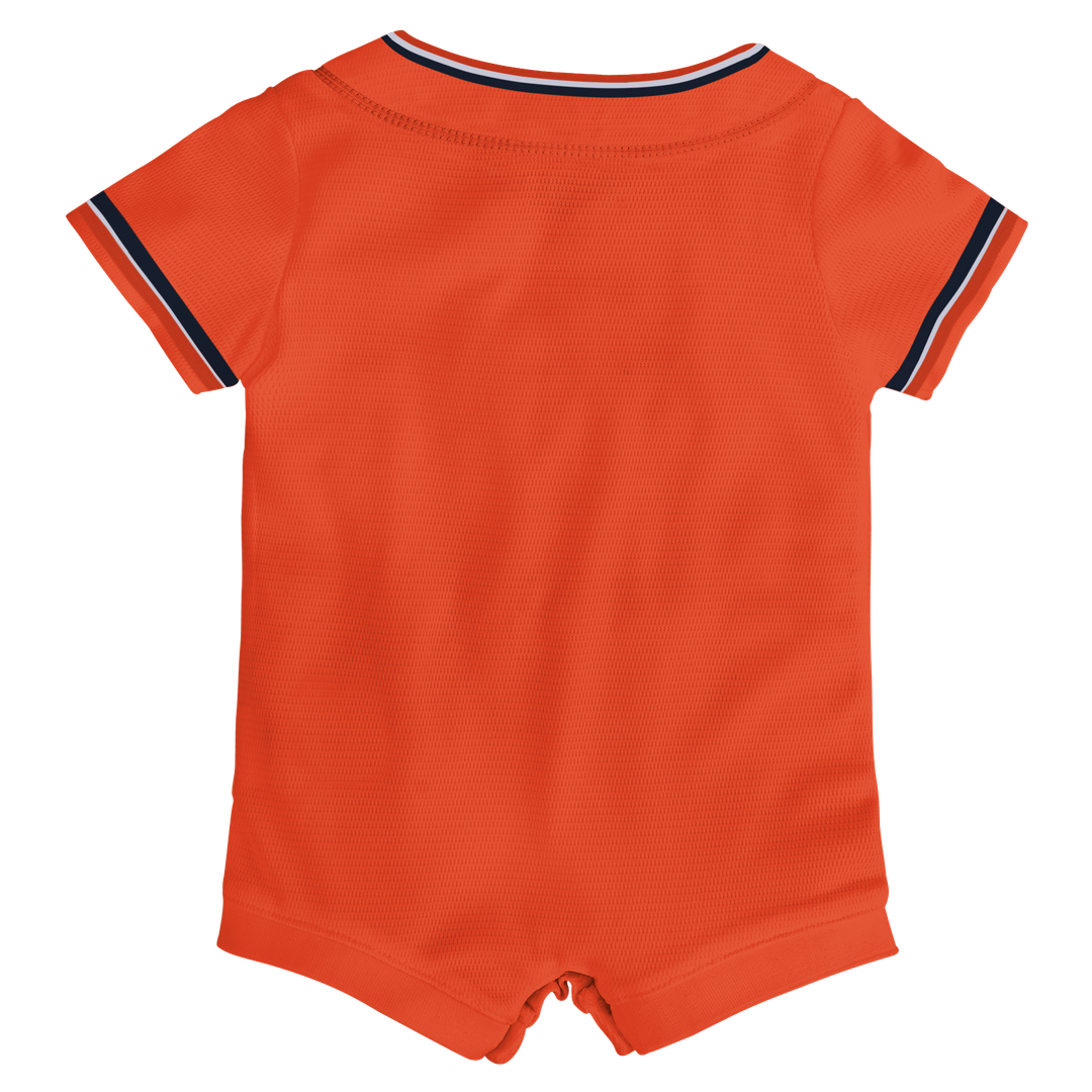 Detroit Tigers Nike Newborn Alternate Replica Romper Jersey - Orange | MLB Fan Gear