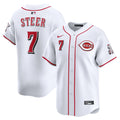 Spencer Steer Cincinnati Reds Nike Home Limited Player Jersey - White | MLB Fan Gear