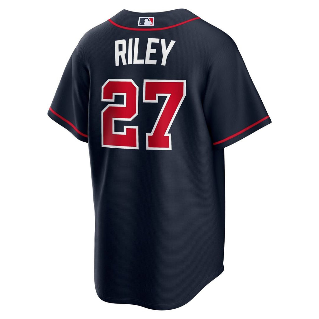 Austin Riley Atlanta Braves Nike Alternate Replica Jersey - Navy | MLB Fan Gear