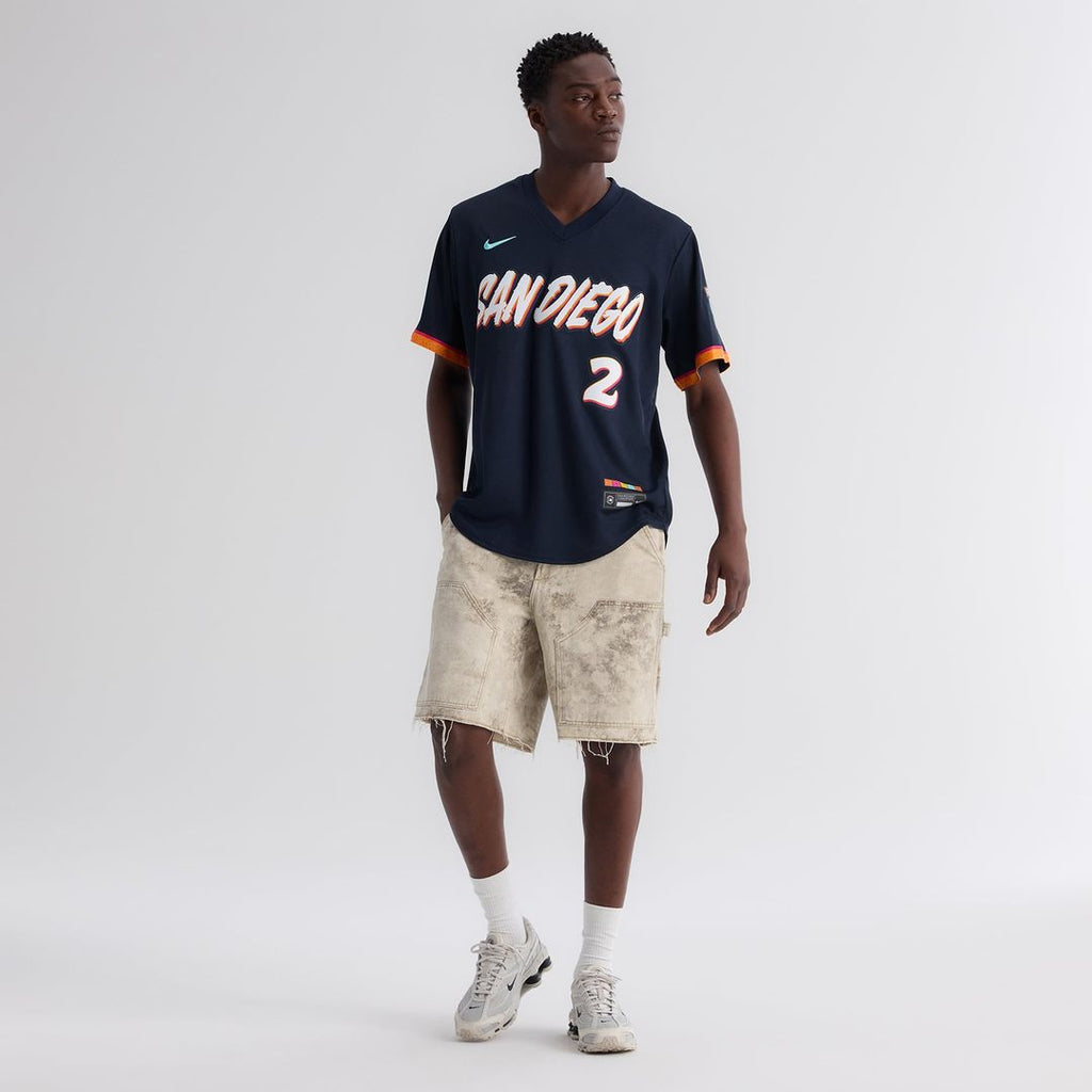Xander Bogaerts San Diego Padres Nike 2026 City Connect Stadium Jersey - Obsidian | MLB Fan Gear