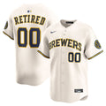 Milwaukee Brewers Nike Home Limited Pick-A-Player Retired Roster Jersey - Cream | MLB Fan Gear