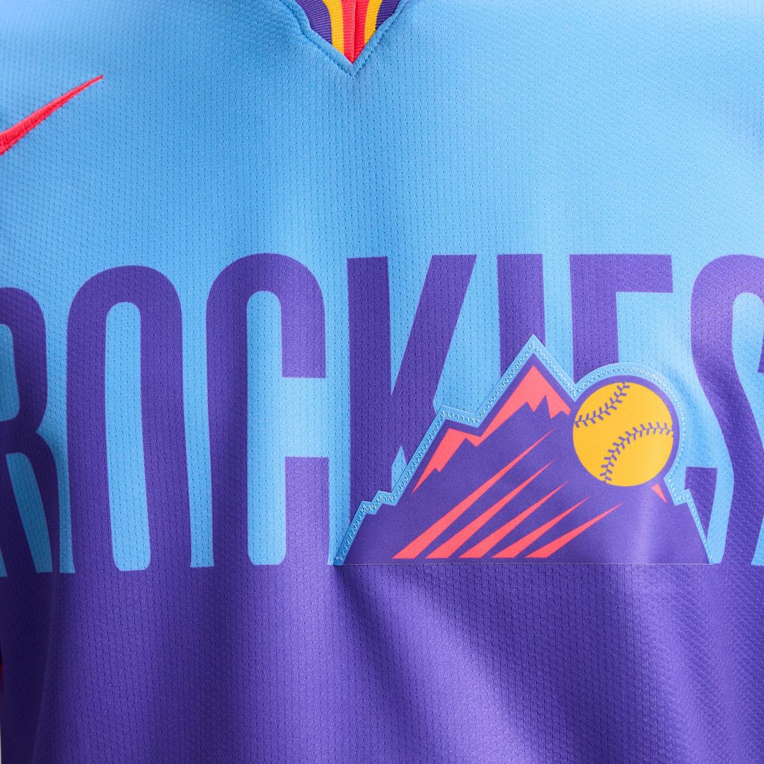 Colorado Rockies Nike 2025 City Connect Limited Jersey - Purple/ Light Blue | MLB Fan Gear