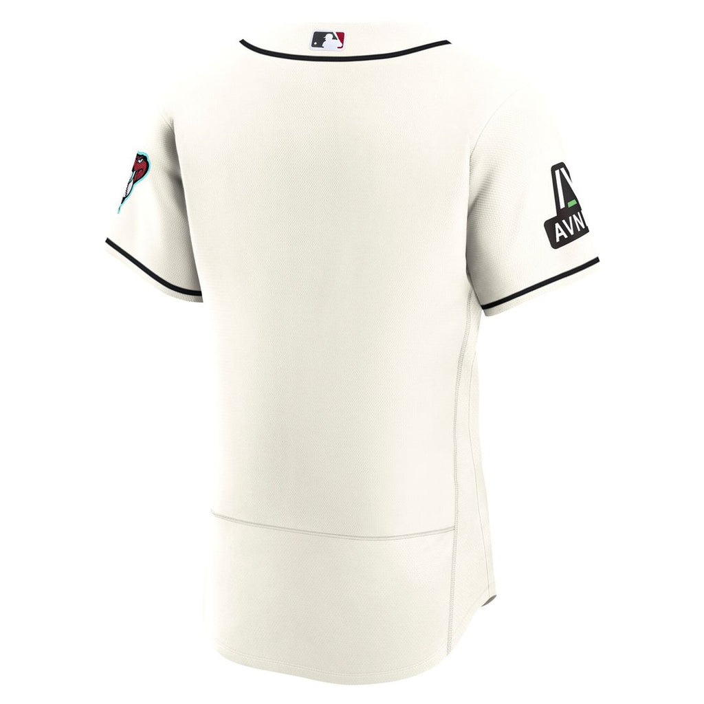 Arizona Diamondbacks Nike Home Sponsor Patch Authentic Jersey - Cream | MLB Fan Gear