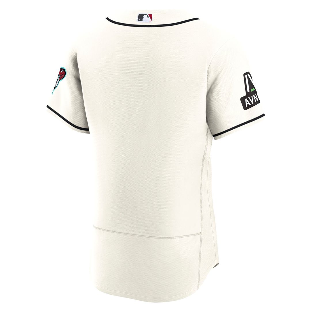 Arizona Diamondbacks Nike Home Sponsor Patch Authentic Jersey - Cream | MLB Fan Gear