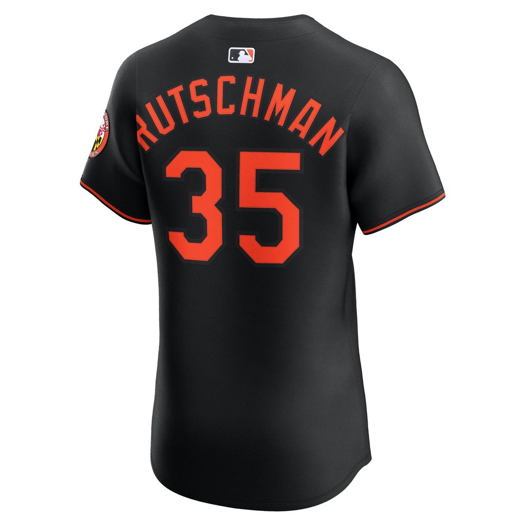 Adley Rutschman Baltimore Orioles Nike Alternate Elite Jersey - Black | MLB Fan Gear