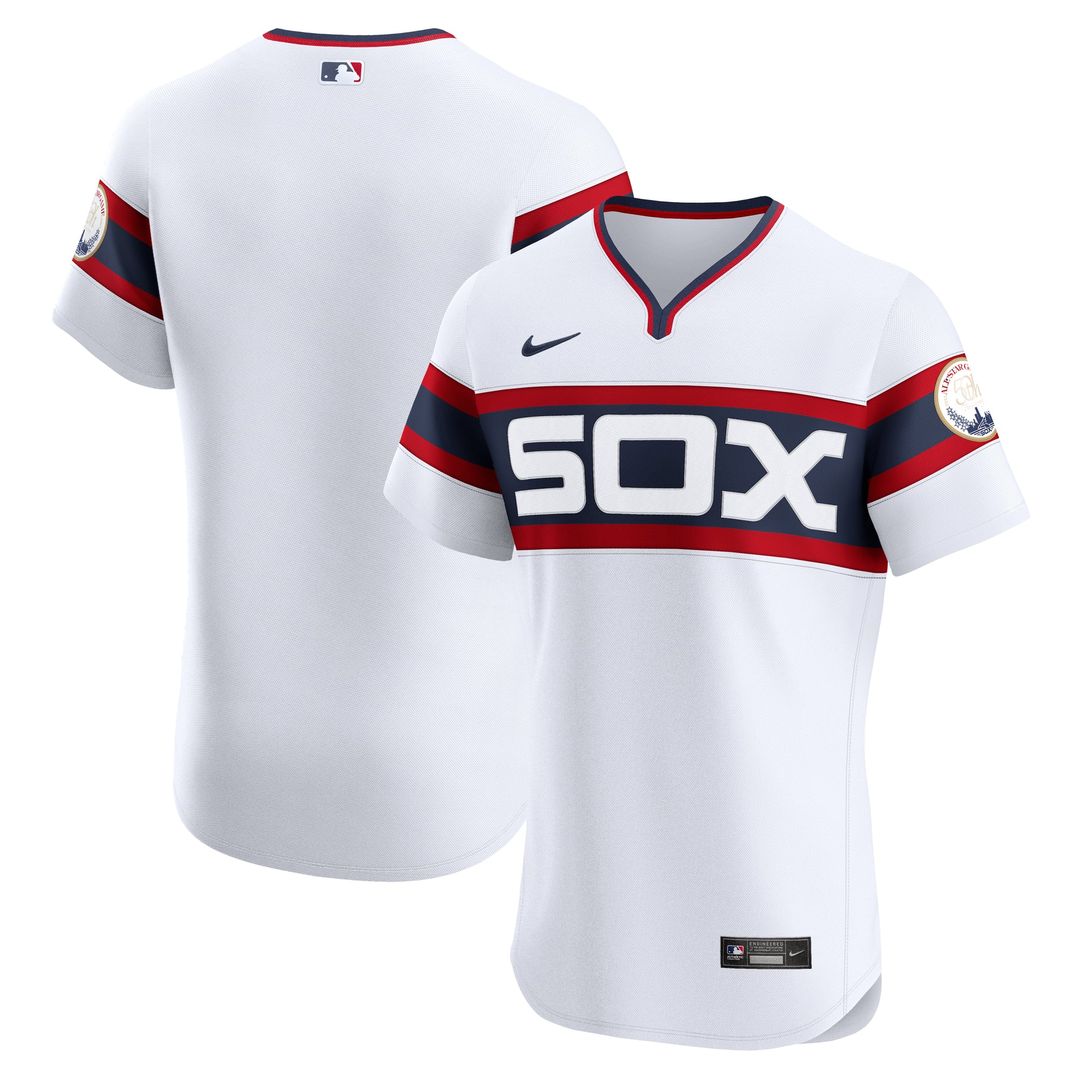 Chicago White Sox Nike Alternate Vapor Premier Elite Patch Jersey - White | MLB Fan Gear