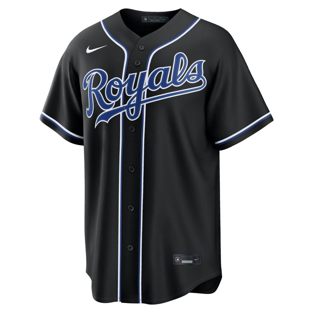 Bobby Witt Jr. Kansas City Royals Nike Fashion Replica Black Out Jersey | MLB Fan Gear