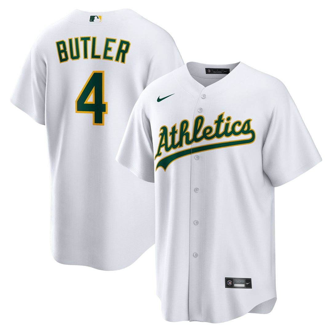 Lawrence Butler Athletics Nike Home Replica Jersey - White | MLB Fan Gear