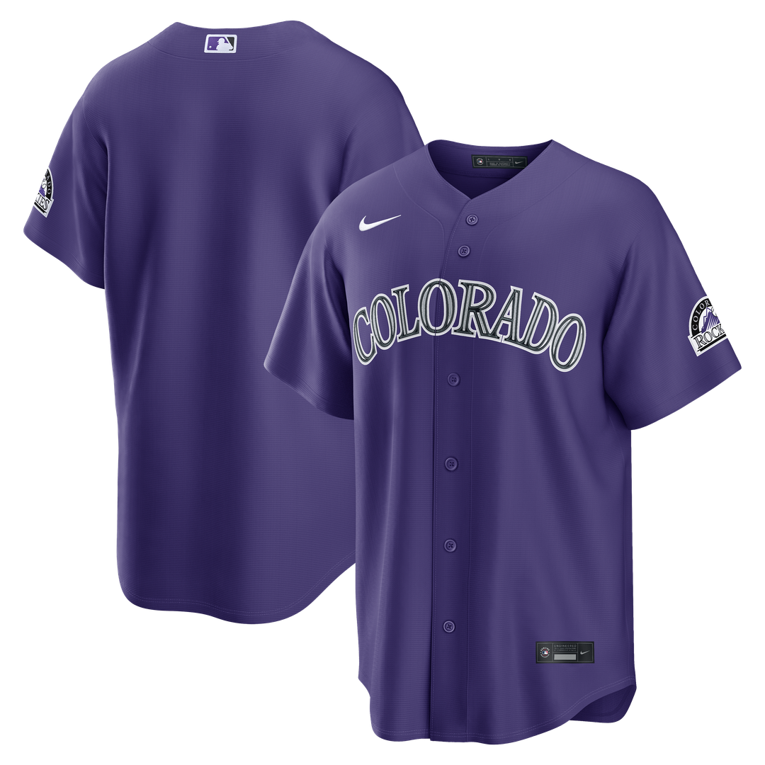 Colorado Rockies Nike Alternate Stadium Jersey - Purple | MLB Fan Gear